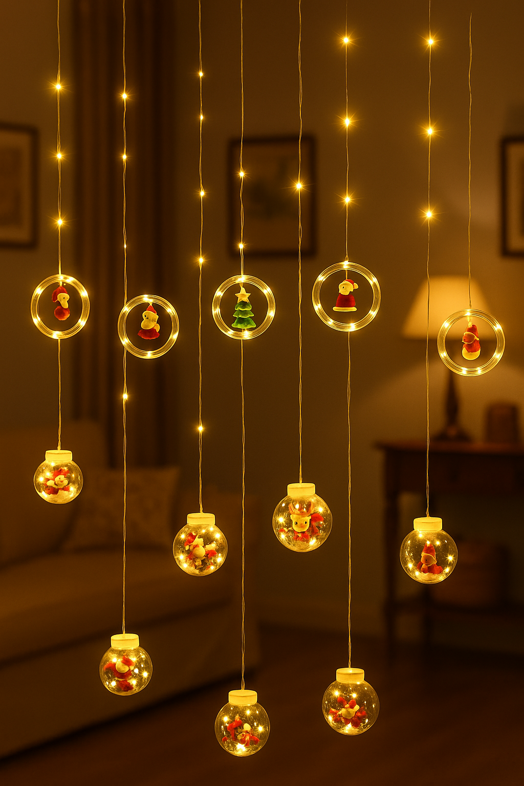 ✨ Cortina Extensión de Luces Arobola