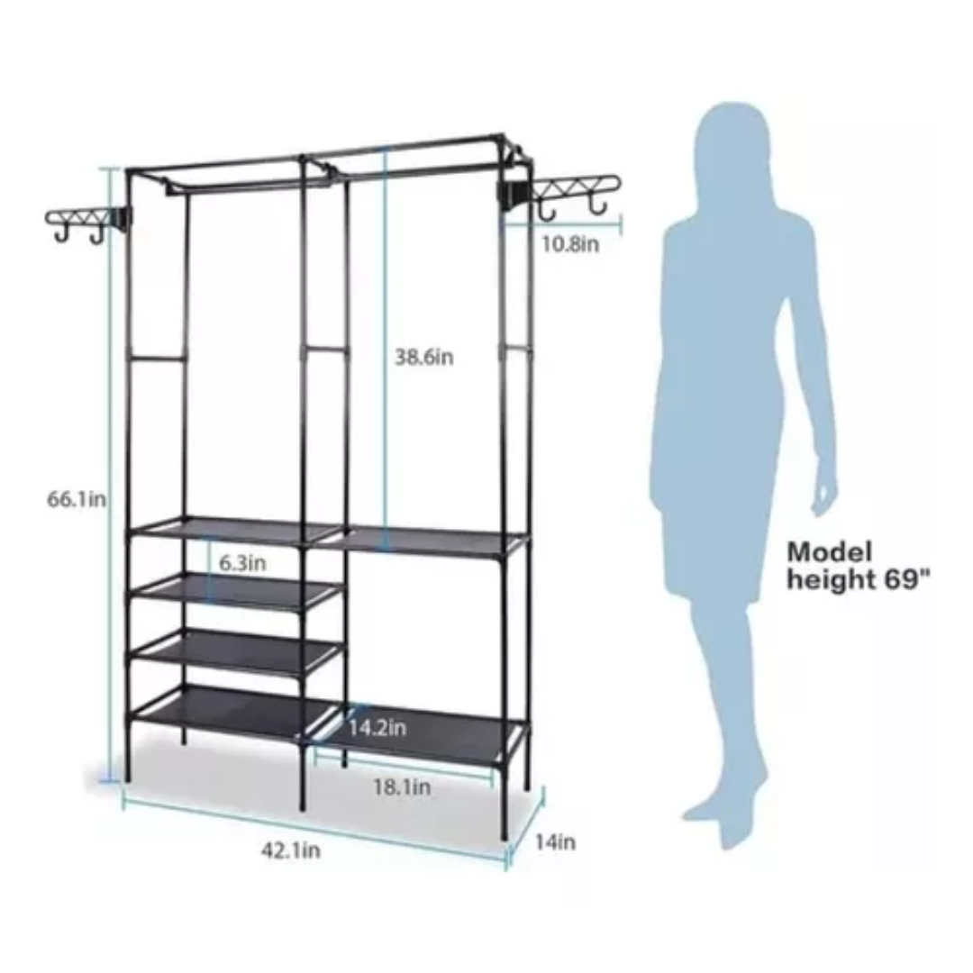 TENDEDERO ORGANIZADOR DE ROPA