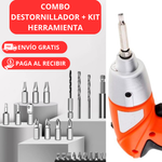 Combo Destornillador & Kit Herramienta x46