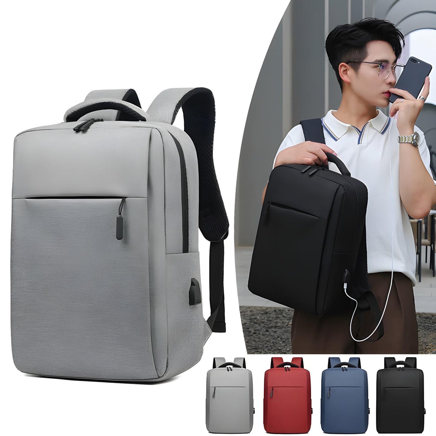 COMBO EJECUTIVO - MORRAL + AUDIFONOS